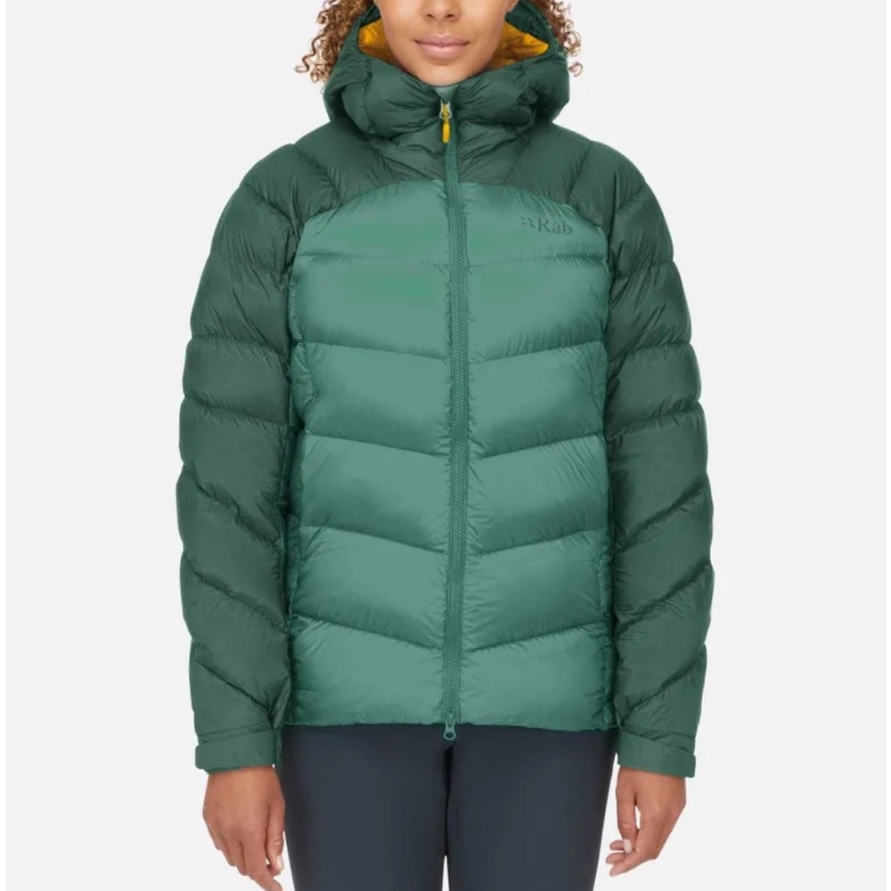 Worn once, Rab alpine down jacket.